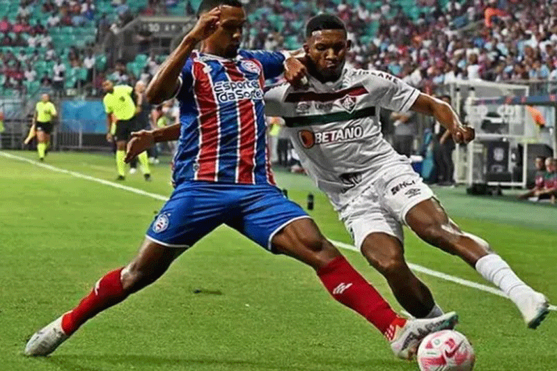 Bahia 1 x 0 Fluminense: Veja o gol de Everaldo na Fonte Nova