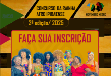 Vídeo: será realizada hoje, a 2ª edição do Concurso da Rainha Afro Ipiraense
