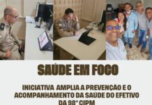 “Saúde em Foco”, Iniciativa amplia a prevenção e o acompanhamento da saúde do efetivo da 98ª CIPM
