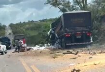 Carreteiro morre em acidente na BR 116 Norte, trecho Teofilândia-Araci