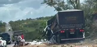Carreteiro morre em acidente na BR 116 Norte, trecho Teofilândia-Araci