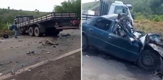 Grave acidente deixa três mortos na BR-101