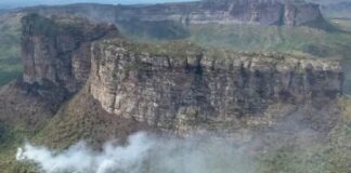 Incêndio volta a atingir a Chapada Diamantina