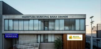 Veja vídeo: Com muita dignidade, prefeito Canário reconstrói prédio da Prefeitura de Baixa Grande