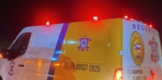 Acidente envolvendo carro e moto em Ipirá, deixa entregador de delivery gravemente ferido