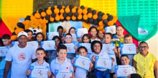 Polícia Militar realiza formatura do PROERD no Povoado de Vida Nova, em Ipirá