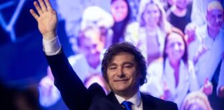 Milei republica imagem que retrata Brasil como favela e Argentina como futurística