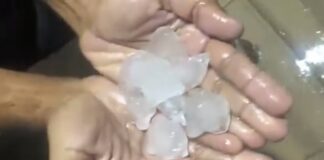 Moradores de Mairi registram Chuva de Granizo no município