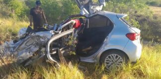 Dois graves acidentes na BR-116 Norte deixam dois mortos e uma mulher ferida na região de Tucano