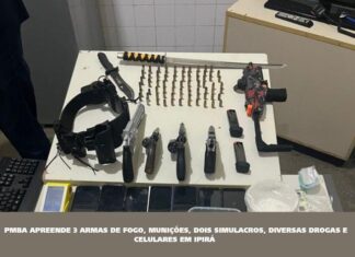 Em mais uma operação da Rondesp Chapada em Ipirá, homes são preso; armas, drogas, dinheiro e outros objetos foram apreendidos