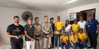 Ipirá: Bombeiros Civis e policiais participam de curso para pilotagem de Drone