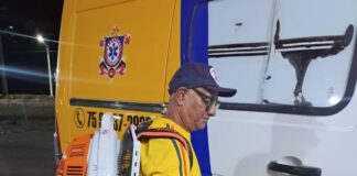 Prefeito Thiago do Vale faz entrega de equipamento para os bombeiros Civis de Ipirá