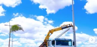 Prefeitura de Pintadas intensifica os trabalhos na ampliação da iluminação pública da cidade