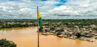 Rio Acre supera cota de inundação em Rio Branco, mas deve baixar