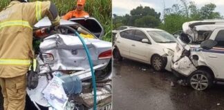 Acidente entre 13 veículos deixa 6 feridos na BR-324