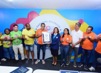 Carnaval de Salvador entra de novo para o Guinness World Record