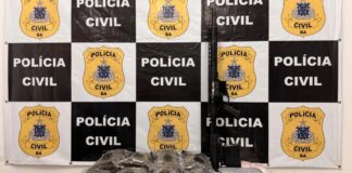 Fuzil calibre .762 e mais de 3,6 kg de drogas são apreendidos em Salvador