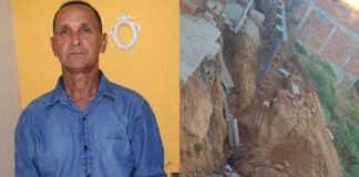 Pedreiro morre soterrado em obra da prefeitura da Bahia e moradores denunciam falta de EPI