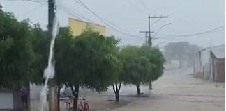 Vídeo: forte volume de água, causa transtornos em ruas de Ipirá