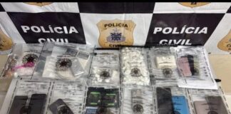 Polícia Civil prende três suspeitos der tráfico de drogas