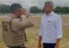 Comandante da 98ª CIPM de Ipirá, recepciona Governador do Estado em Serra Preta