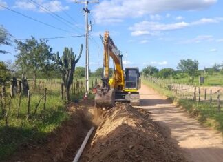 Nova adutora proporcionará segurança hídrica para população de Nova Fátima e Pé de Serra