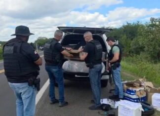 Polícia apreende 7,5 kg de cocaína durante ação integrada na BA-052