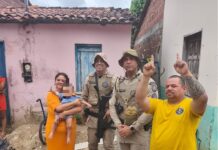 PM acompanha reencontro de bebê sequestrado com familiares após alta hospitalar