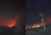 Incêndio na Lagoa Salgada espalha fumaça por áreas de Feira de Santana